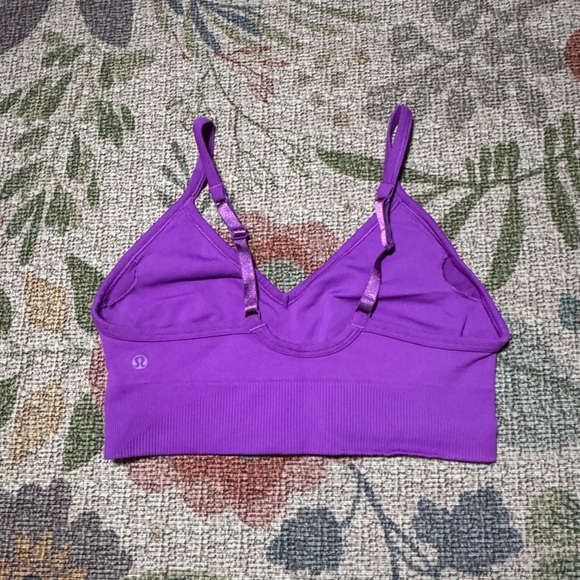 Lululemon Ebb to Street sports bra- moonlit magenta - c/d cup - Picture 2 of 5